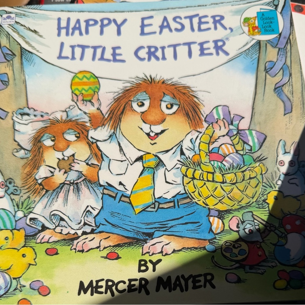 Happy Easter, Little Critter - Illustrated Kids Book (Blue/Yellow)